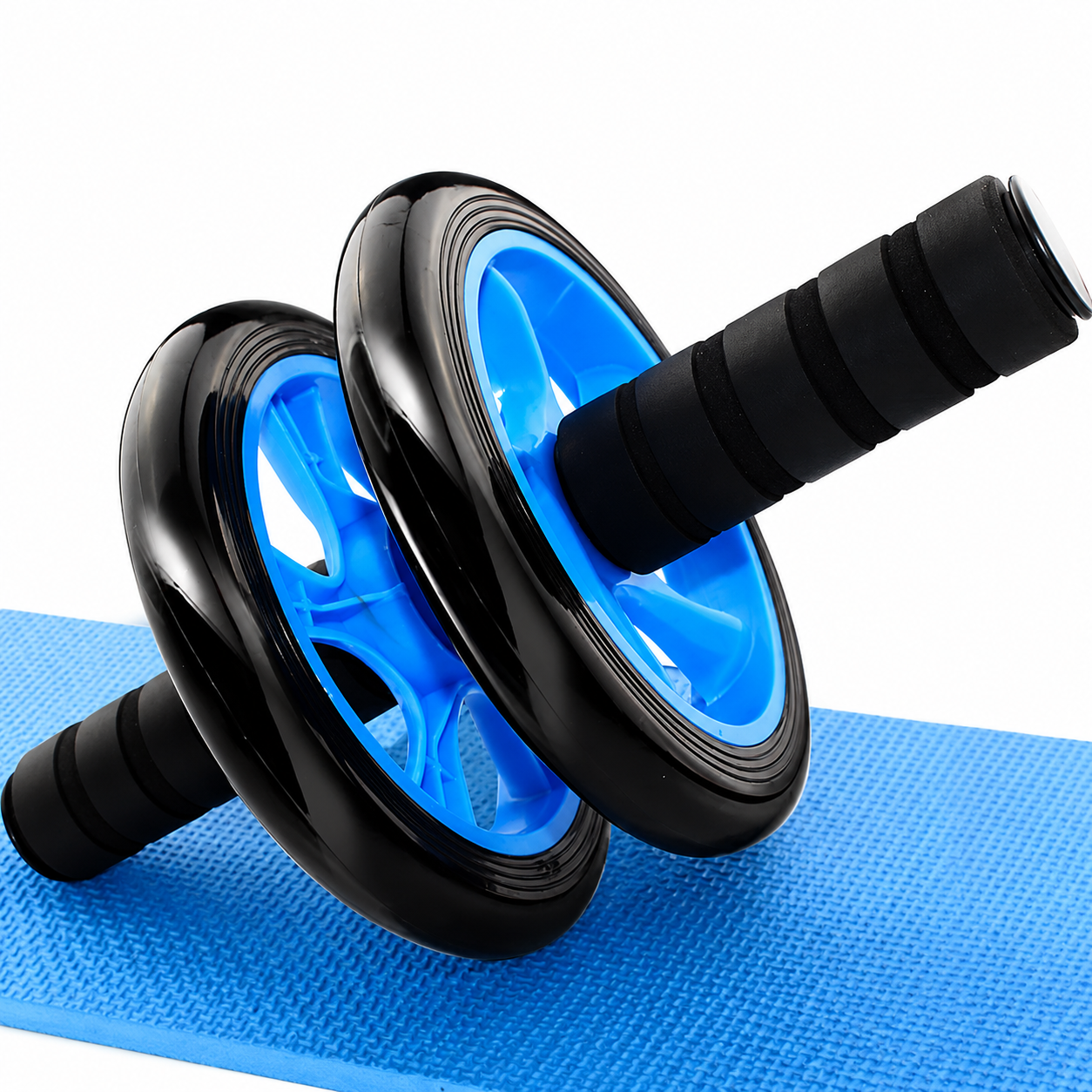 No Noise Ab Rollers with Mat