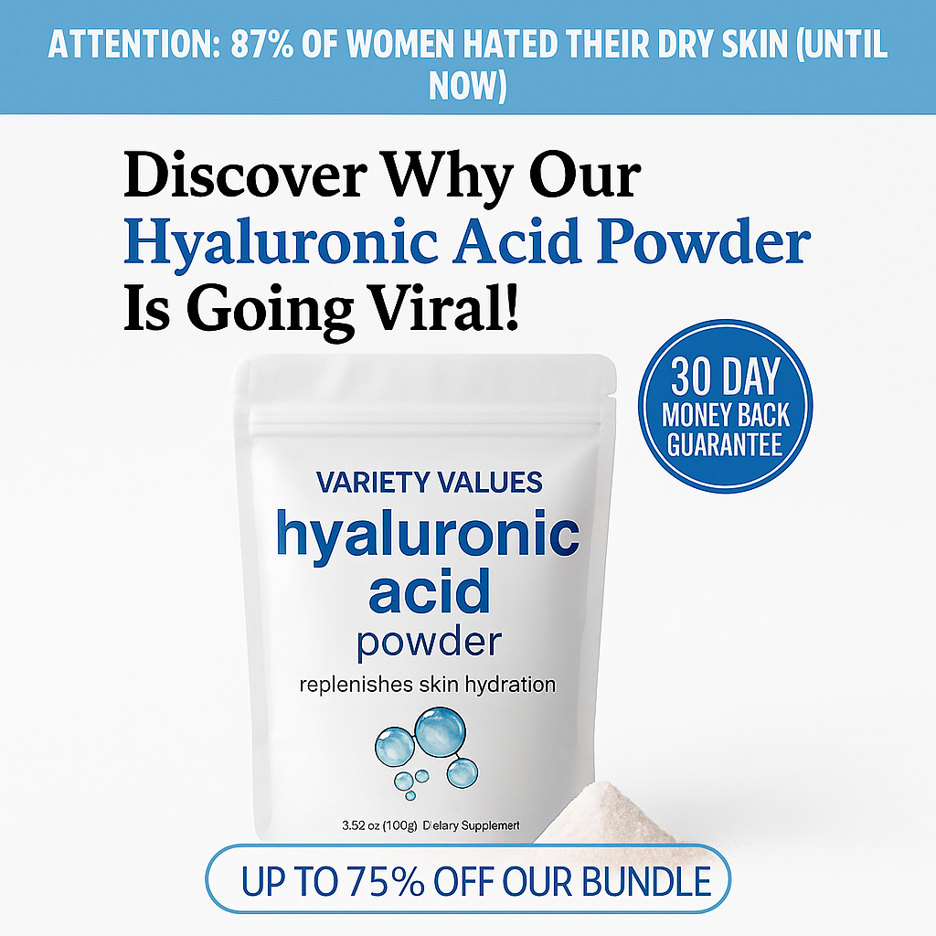 Hyaluronic Acid Powder For Anti-Aging And Hydration