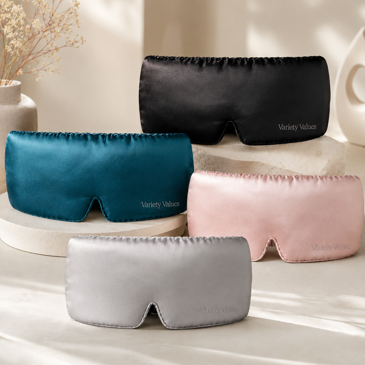 Dream Hug Sleep Mask - Blocks Light, Calms Stress & Helps You Sleep Deeper