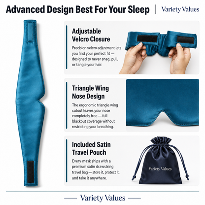 Dream Hug Sleep Mask - Blocks Light, Calms Stress & Helps You Sleep Deeper