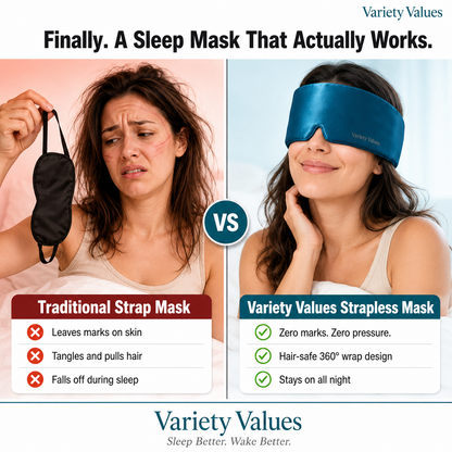 Dream Hug Sleep Mask - Blocks Light, Calms Stress & Helps You Sleep Deeper