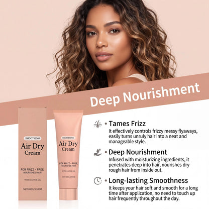 CoilCreme™ Air Dry Styling Cream — Keratin Repair & Frizz Control for Coily, Curly & Textured Hair