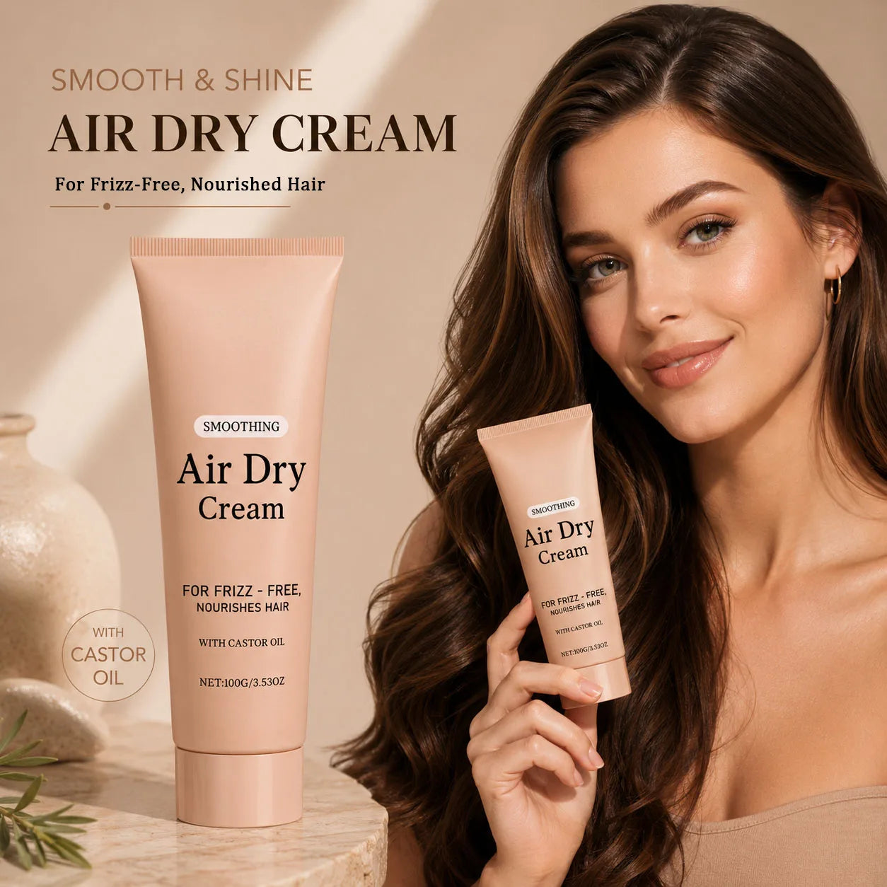 CoilCreme™ Air Dry Styling Cream — Keratin Repair & Frizz Control for Coily, Curly & Textured Hair