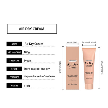 CoilCreme™ Air Dry Styling Cream — Keratin Repair & Frizz Control for Coily, Curly & Textured Hair