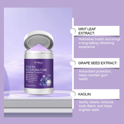 Bright Smile Mineral Powder - Clean Mouth + Better Smell
